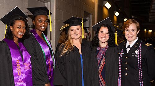 Sociology Criminal Justice graduates at graduation